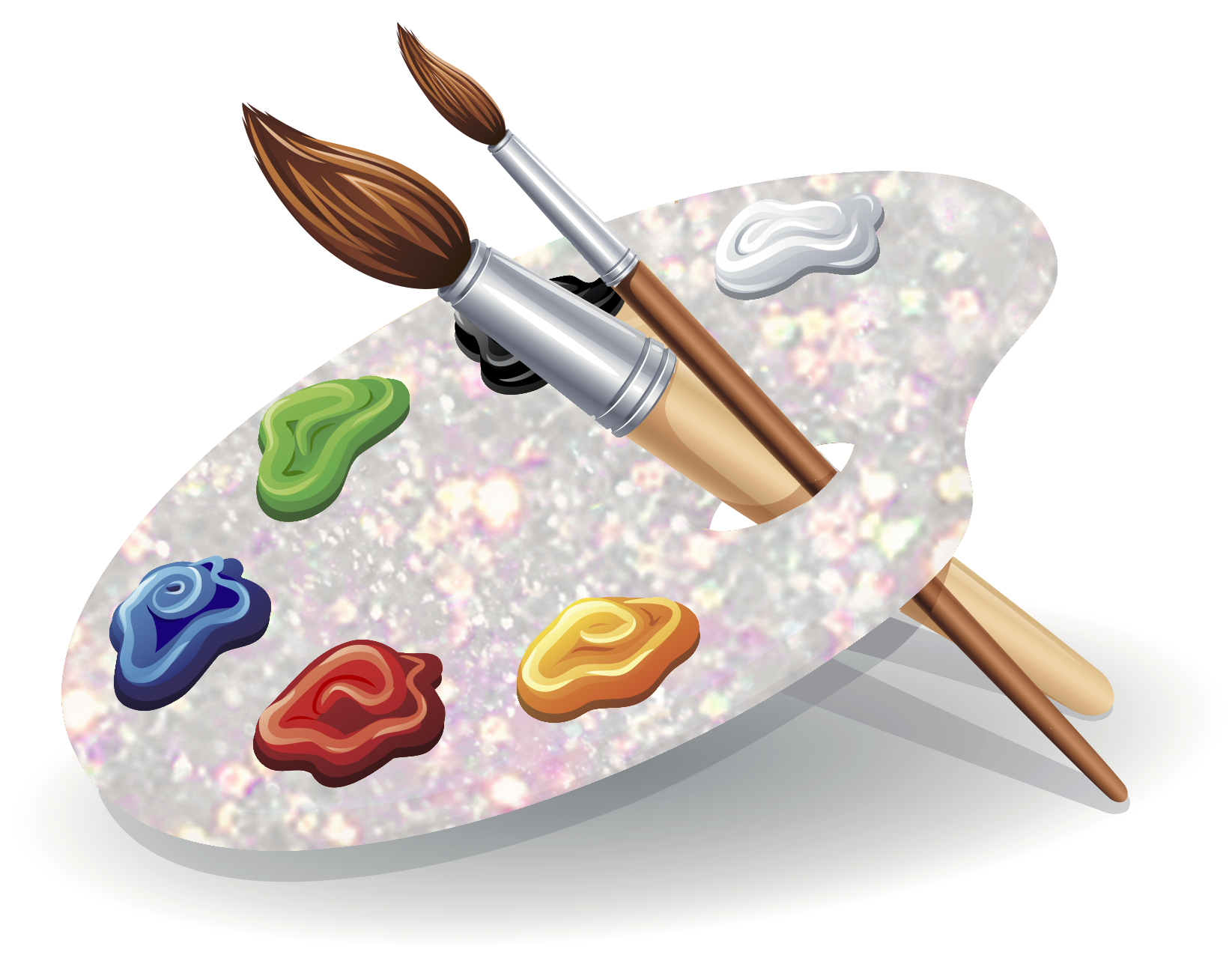 Künstlerpalette Platin